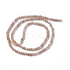 Natural Sunstone Beads Strands G-F596-42-2mm-2