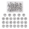 52Pcs 26 Style Electroplate Glass Alphabet Beads FIND-TA0001-99B-10