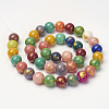 Natural Mashan Jade Beads Strands X-G-P232-01-D-12mm-2