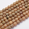 Electroplate Natural Druzy Agate Beads Strands X-G-G708-8mm-05-1