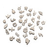 304 Stainless Steel Charms Mixed Shapes Pendants STAS-J014-M-1