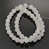 Natural White Jade Round Beads Strands G-G735-08F-6mm-2