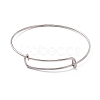 Unicraftale Adjustable 304 Stainless Steel Expandable Bangle Making BJEW-UN0006-35P-3