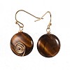 Natural Mixed Stone Dangle Earrings EJEW-JE02997-M-3