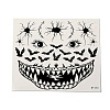 12Pcs 12 Style Luminous Halloween Horror Removable Temporary Tattoos Paper Face Stickers AJEW-G048-07-3