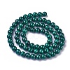 Natural Malachite Beads Strands G-G779-04B-2