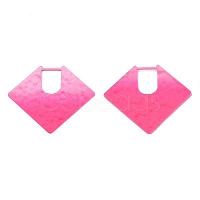 Spray Painted Iron Pendants IFIN-N008-032D-1