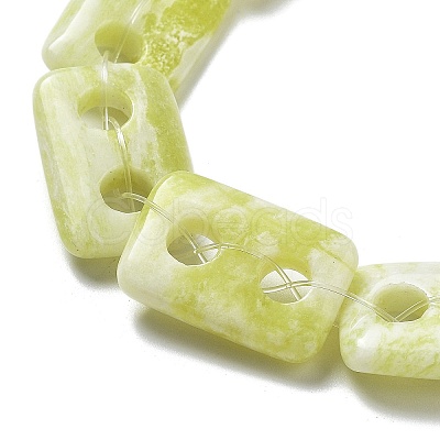 Natural Lemon Jade Beads Strands G-H074-A01-01-1