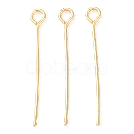 Brass Eye Pins KK-N254-48B-G-1