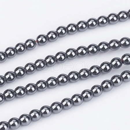 Non-Magnetic Synthetic Hematite Beads Strands X-G-D015-2-1