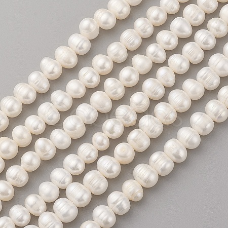 Natural Cultured Freshwater Pearl Beads Strands PEAR-G007-29-01-1