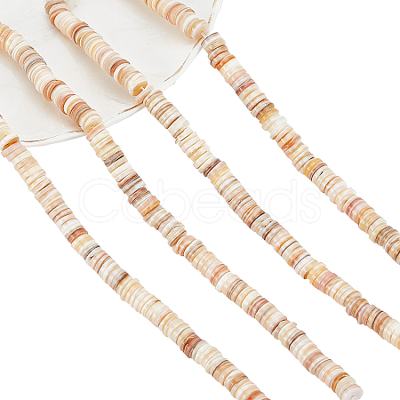  Natural Freshwater Shell Beads Strands SHEL-NB0001-42-1