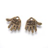 Tibetan Style Alloy Charms X-K095I071-2