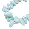 Natural Flower Amazonite Beads Strands G-G106-J02-01-3