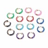 Ion Plating(IP) Two Tone 304 Stainless Steel Chunky Huggie Hoop Earrings with Enamel for Women EJEW-C043-11-G-1