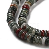 Natural African Bloodstone Beads Strands G-G084-A05-01-4