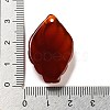 Dyed Natural Agate Carved Pendants G-A098-01D-3