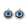 Alloy Crystal Rhinestone Pendants FIND-C019-01KCG-2