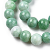 Opaque Crackle Glass Round Beads Strands X-GLAA-T031-01L-2