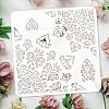 PET Hollow Out Drawing Painting Stencils DIY-WH0391-0490-3