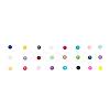 24 Colors Transparent Glass Beads FGLA-JP0001-03-4mm-2