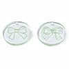 Transparent Resin Pendants RESI-N030-006E-3