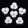 3-Petal ABS Plastic Imitation Pearl Bead Caps X-OACR-S020-26-2