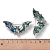 Tibetan Style Alloy Bat Brooches JEWB-A021-01B-AS-3