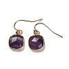 Natural Amethyst Dangle Earrings EJEW-G413-01D-G-2