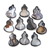 Dyed Natural Freshwater Shell Pendants BSHE-G034-11A-1