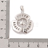 925 Sterling Silver Peg Bail Pendants STER-B003-09P-3