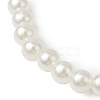 3Pcs 3 Style CCB Imitation Pearl White Jade Beads Bracelets Sets BJEW-JB11055-6