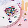 Craftdady Alloy Enamel Slider Charms and Large Hole Beads ENAM-CD0001-07-13