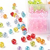 8 Colors 760Pcs Round Plated AB Color Transparent Acrylic Beads DIY-LS0001-06-2