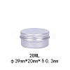 20ml Round Aluminium Tin Cans CON-L009-B02-6