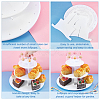 3-Tier Assemblable Plastic Lollipop Display Stands ODIS-WH0027-036-4