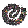Electroplate Non-magnetic Synthetic Hematite Beads Strands G-T114-81-3