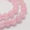 Natural Rose Quartz Beads Strands G-P281-02-6mm-3