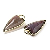 Natural Indian Agate Pendants G-K347-01G-06-2