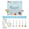 Round & Flower Pendant Stitch Markers HJEW-AB00420-2