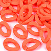 Opaque Spray Painted Acrylic Linking Rings X-OACR-R249-03C-2