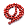 Synthetic Howlite Bead Strand G-E439-10mm-01-2