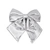 Christmas Plastic Sequin Big Bowknot Pendant Decorations AJEW-S088-04D-1