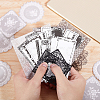 Black & White Lace DIY Scrapbooking Kits STIC-WH0024-01-3