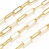 Soldered Brass Paperclip Chains CHC-D025-01G-2