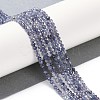 Natural Iolite Beads Strands G-N342-32-2