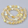 Synthetic Moonstone Beads Strands G-S283-8mm-14-2