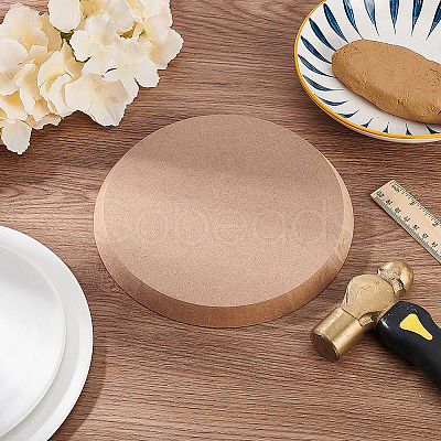 Round Pottery Tools Ceramic Plate Forming Mold DIY-WH0056-07B-1