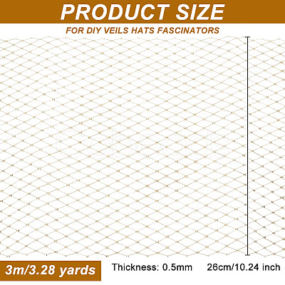 Polyester Mesh Fabric AJEW-WH0314-313A-1