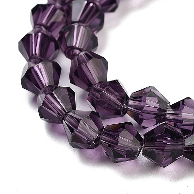 Imitation Austrian Crystal 5301 Bicone Beads GLAA-S026-6mm-03-1